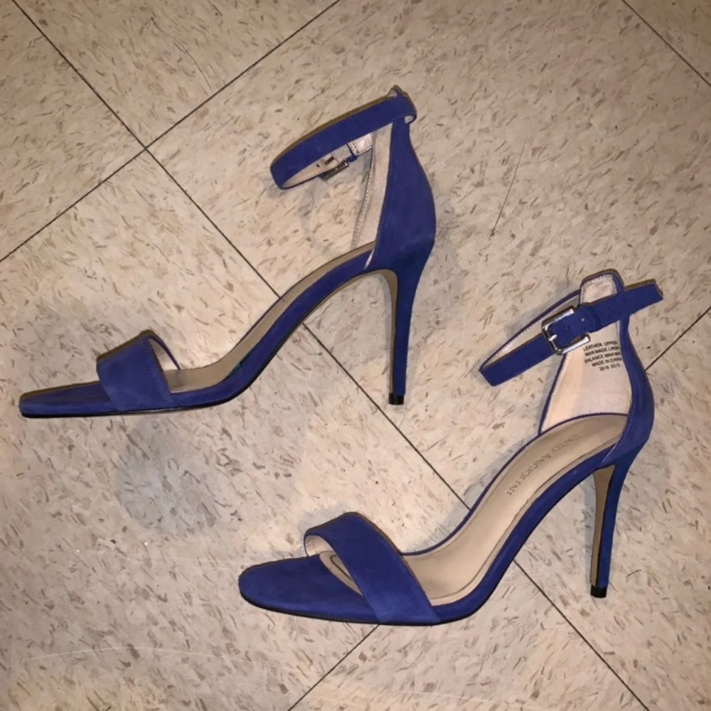 Enzo Angiolini Blue Heels